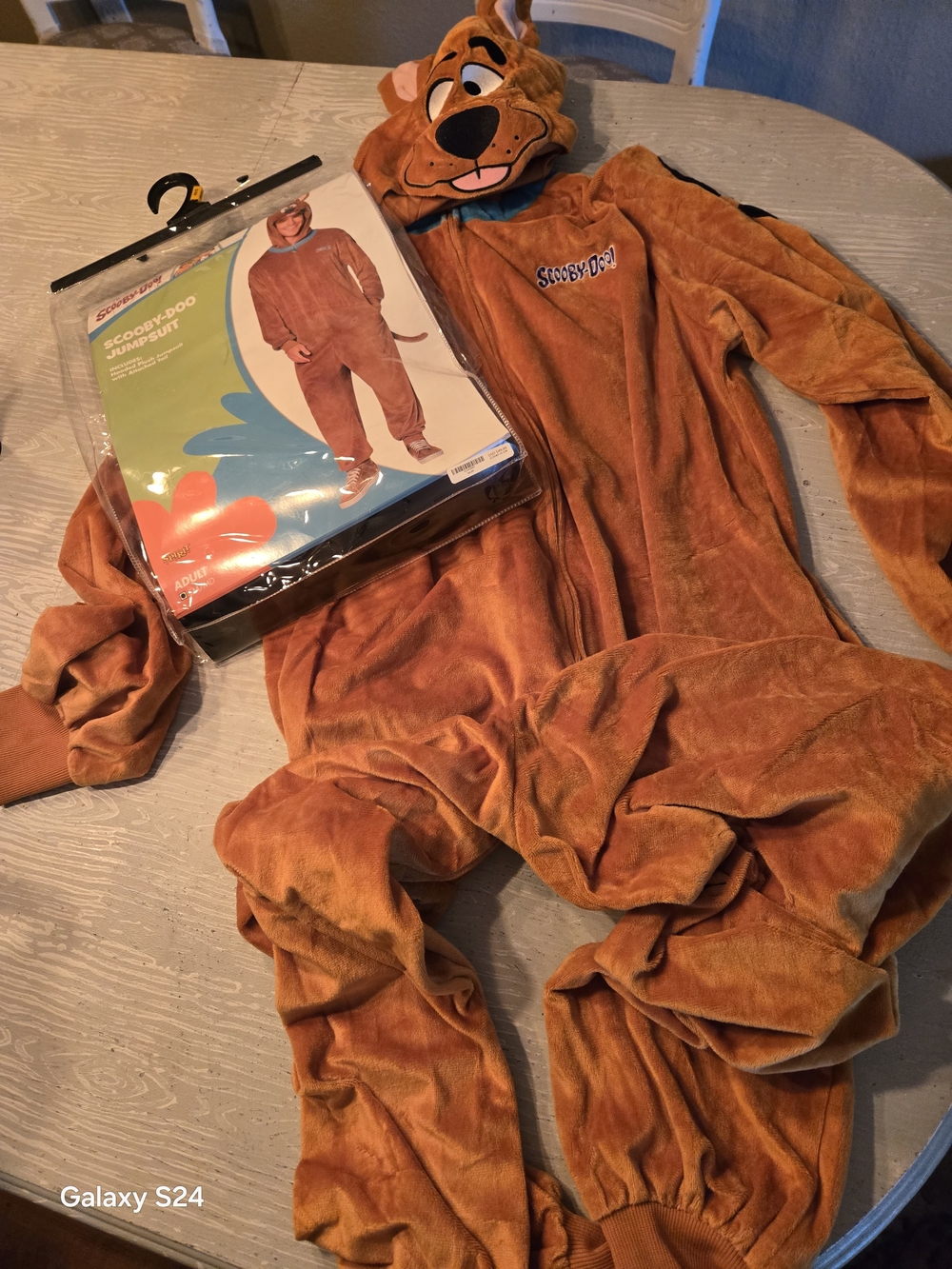 Spirit Scooby-Doo Plush Jumpsuit Costume Adult Sm/md